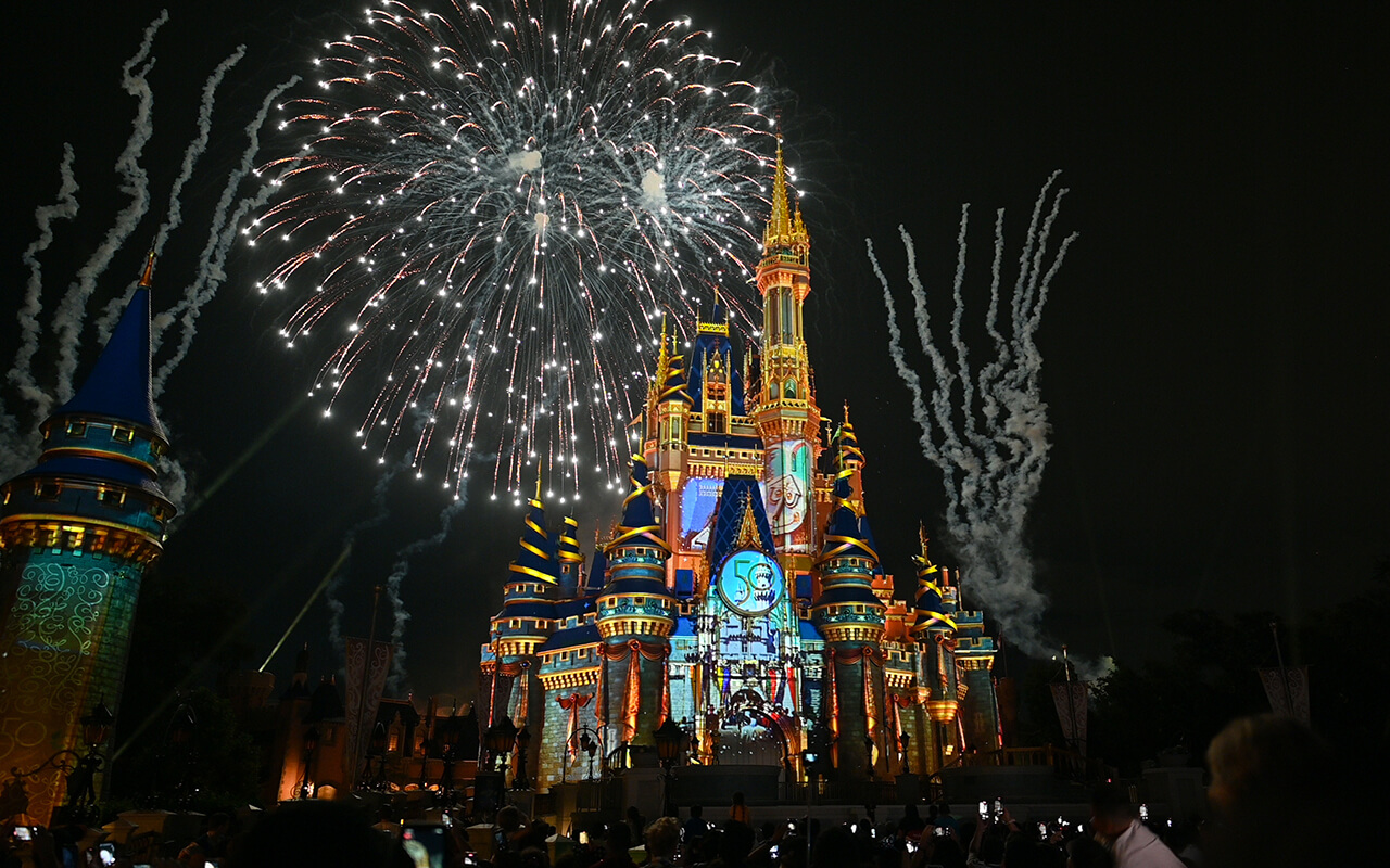 Disney World fireworks