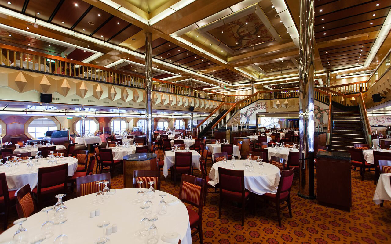 Golden Restaurant on Carnival Glory