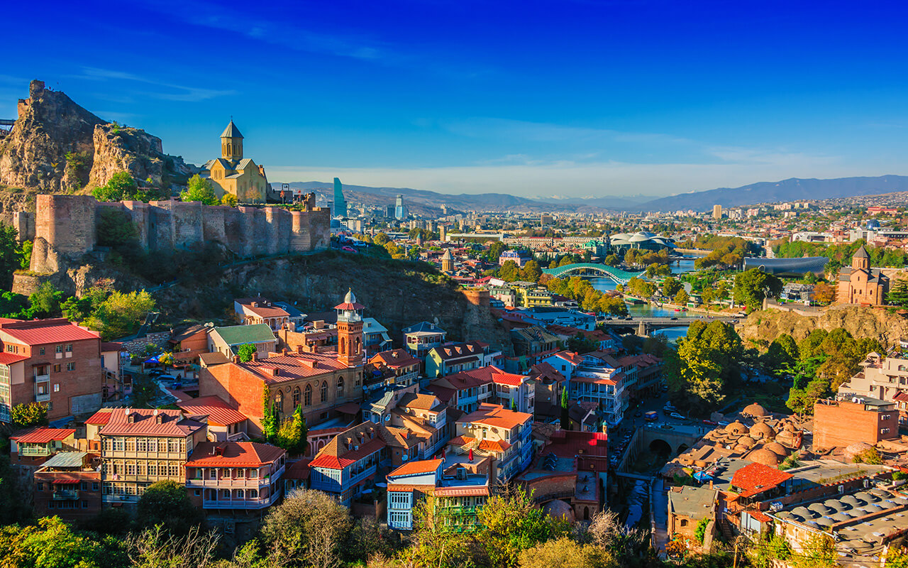 Panoramic view of Tbilisi, Georgia