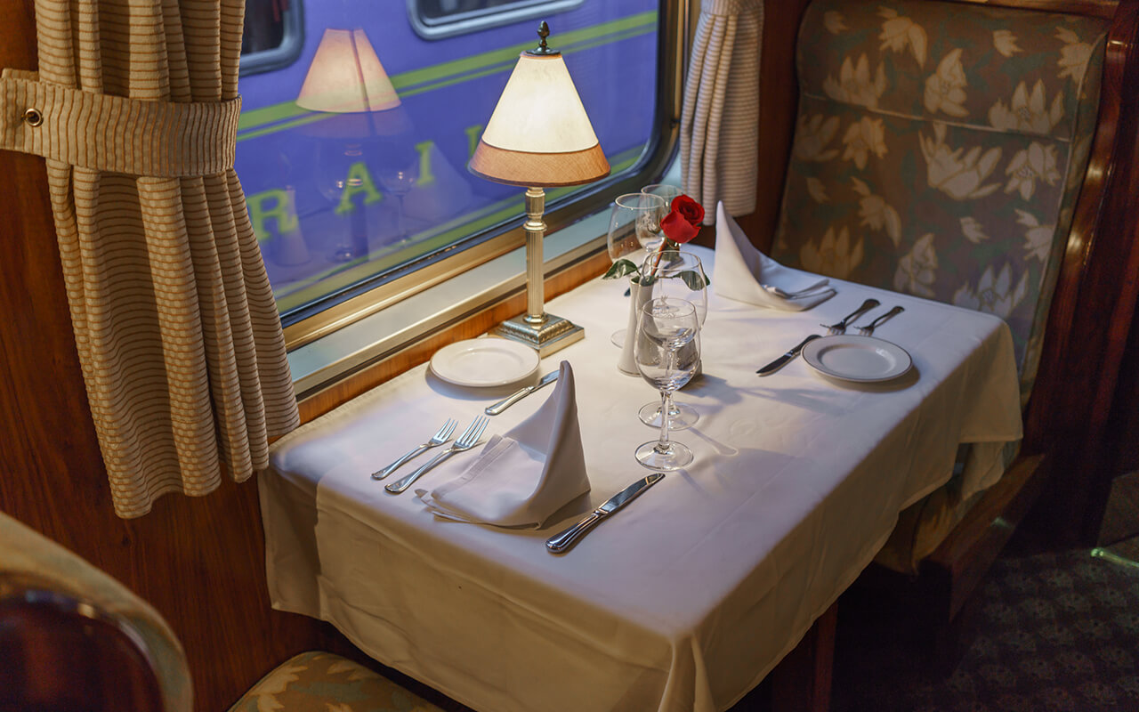 Train interior