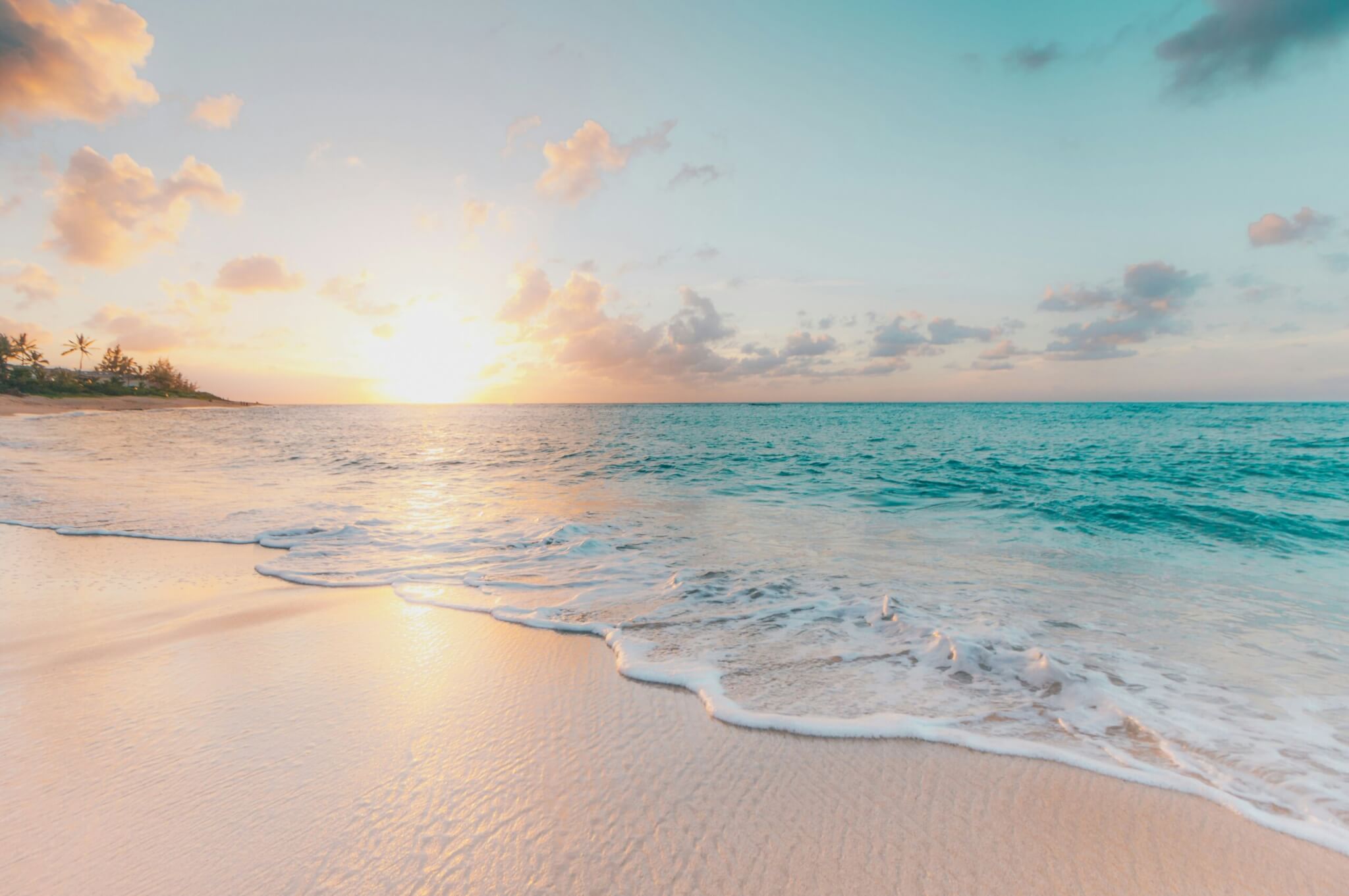 sunrise on the beach