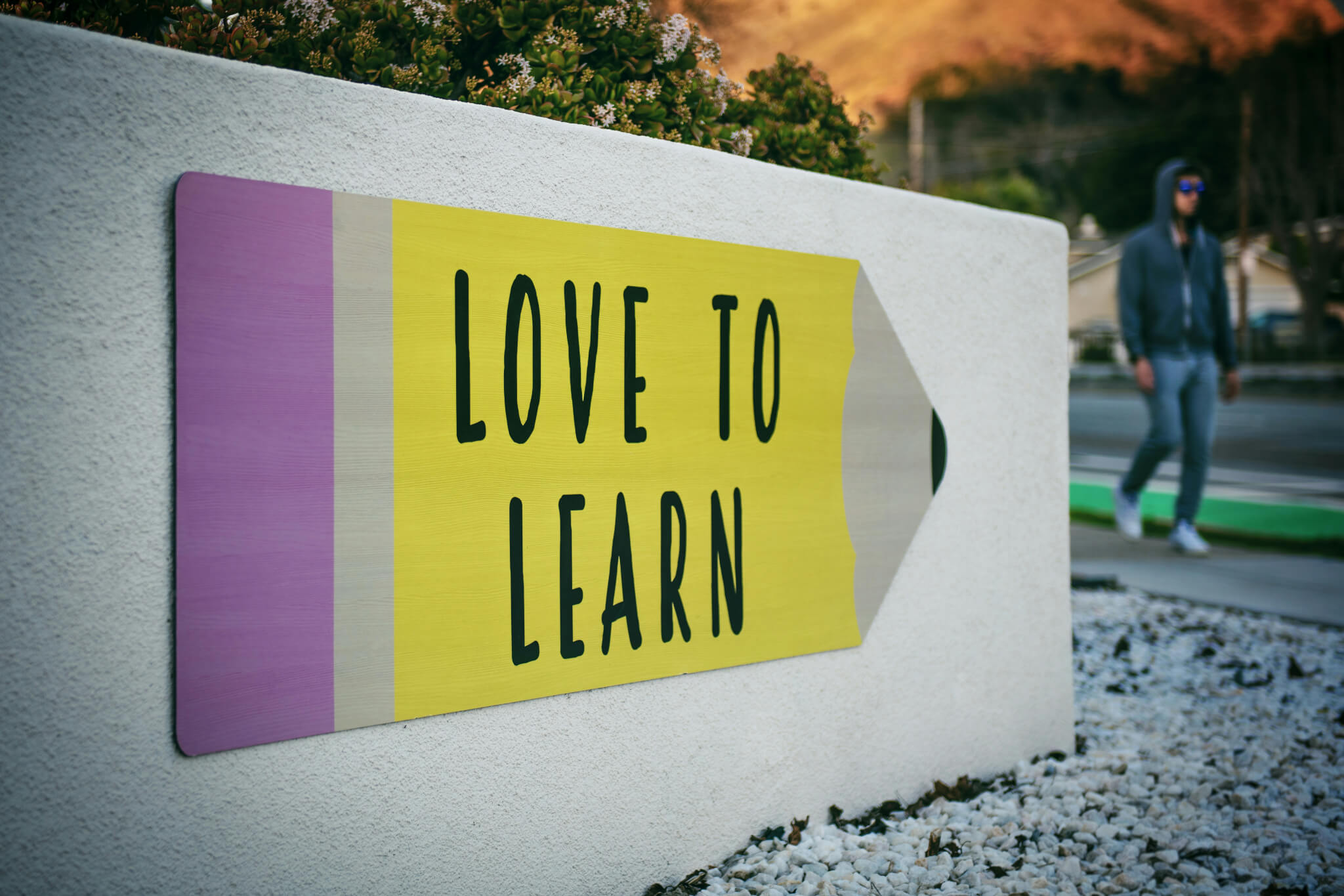 sign about learning