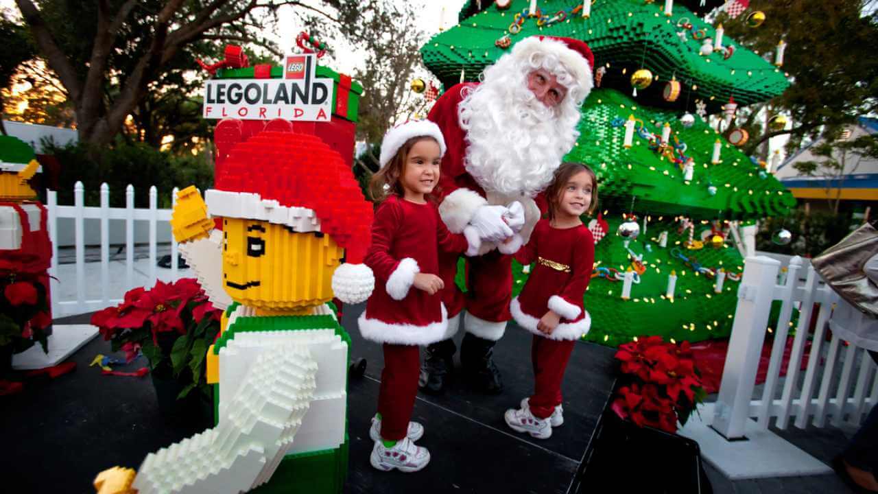 santa claus at Legoland