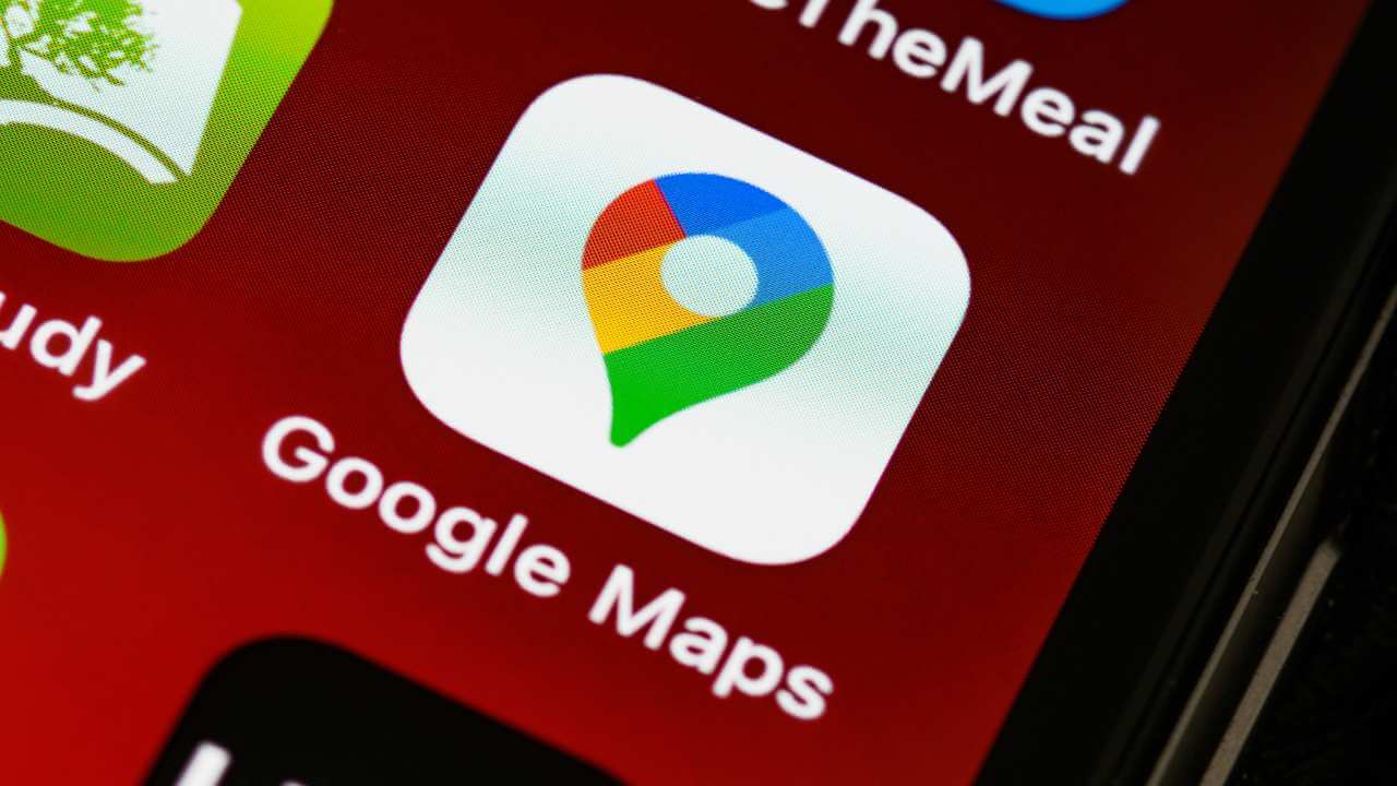 the google maps app is displayed on a smartphone in this undated handout photo provided by google