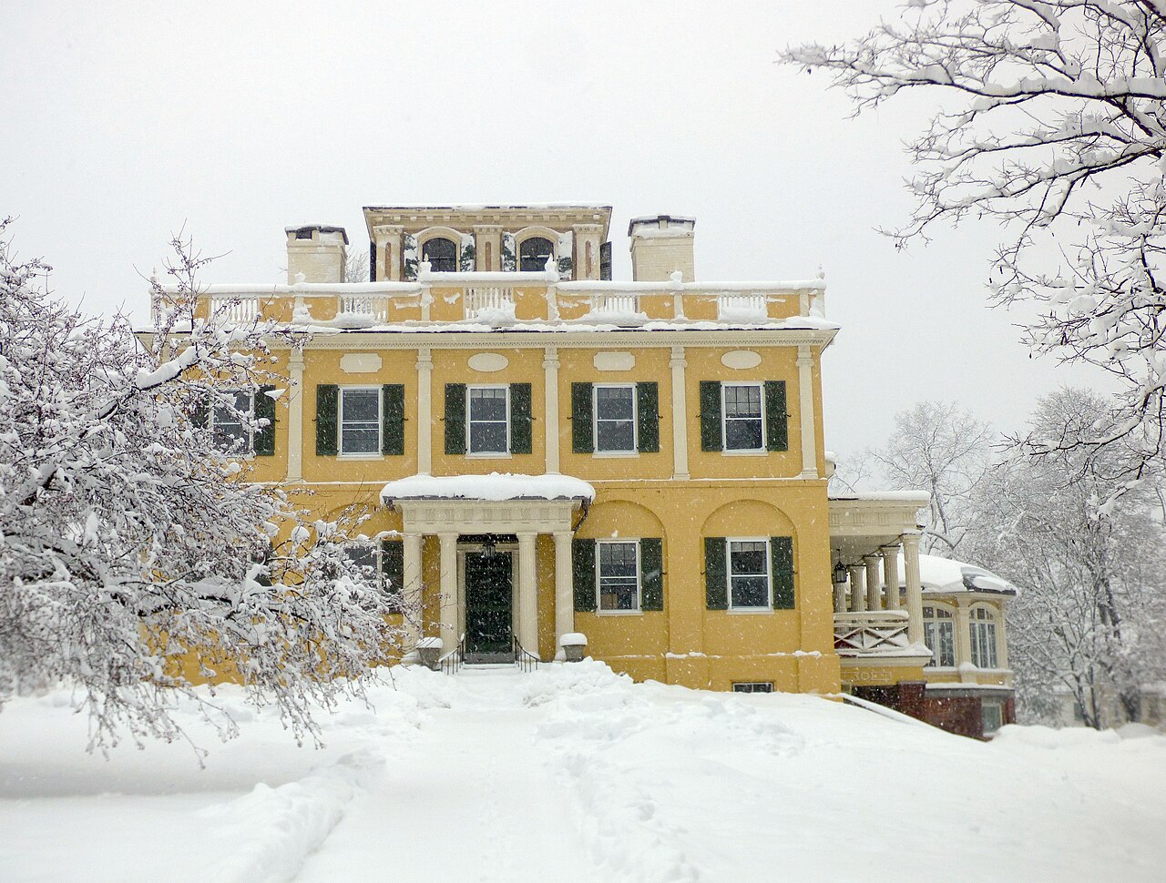  Front view of Grasse Mount (looking south), Burlington, Vermont, March 2023