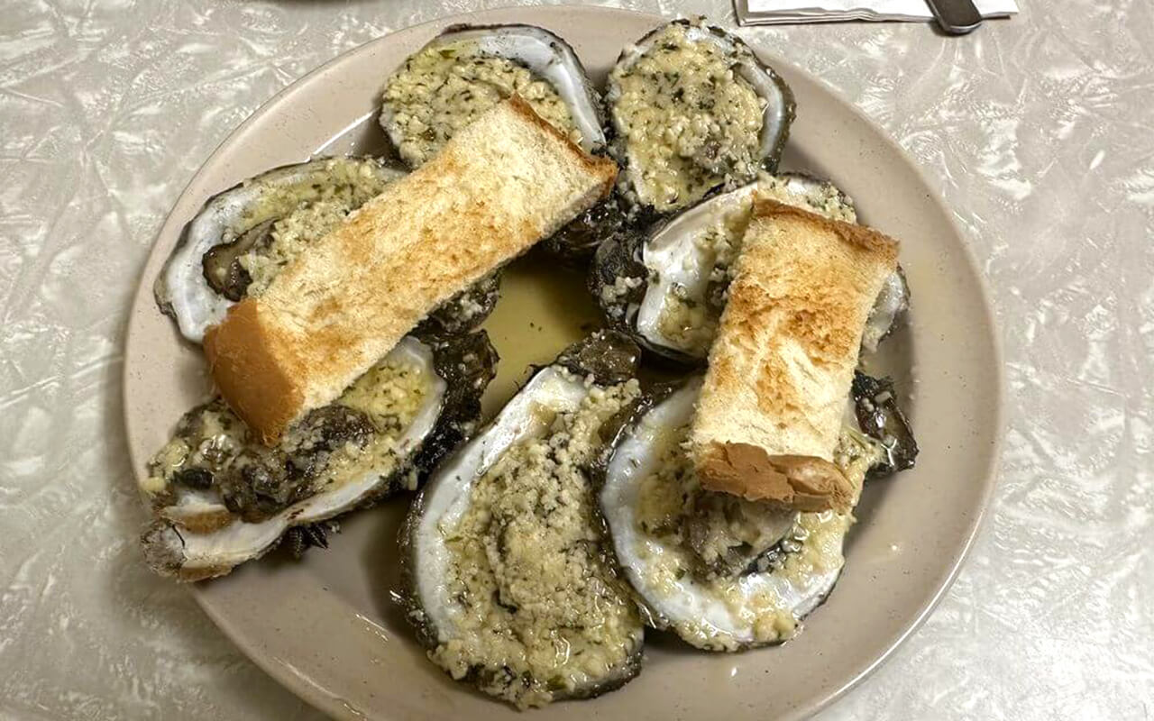 Charbroiled Oysters