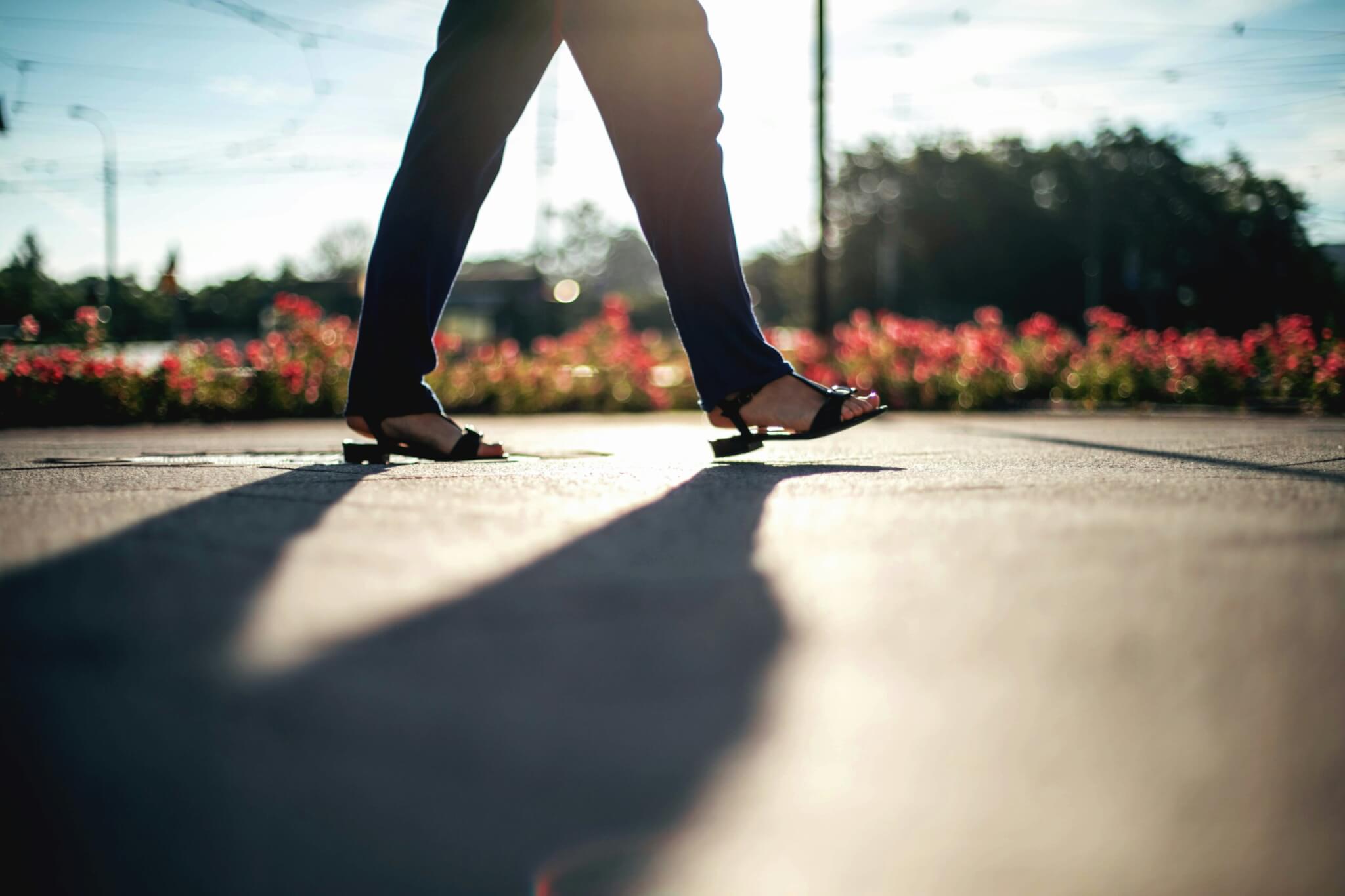 walking shoes