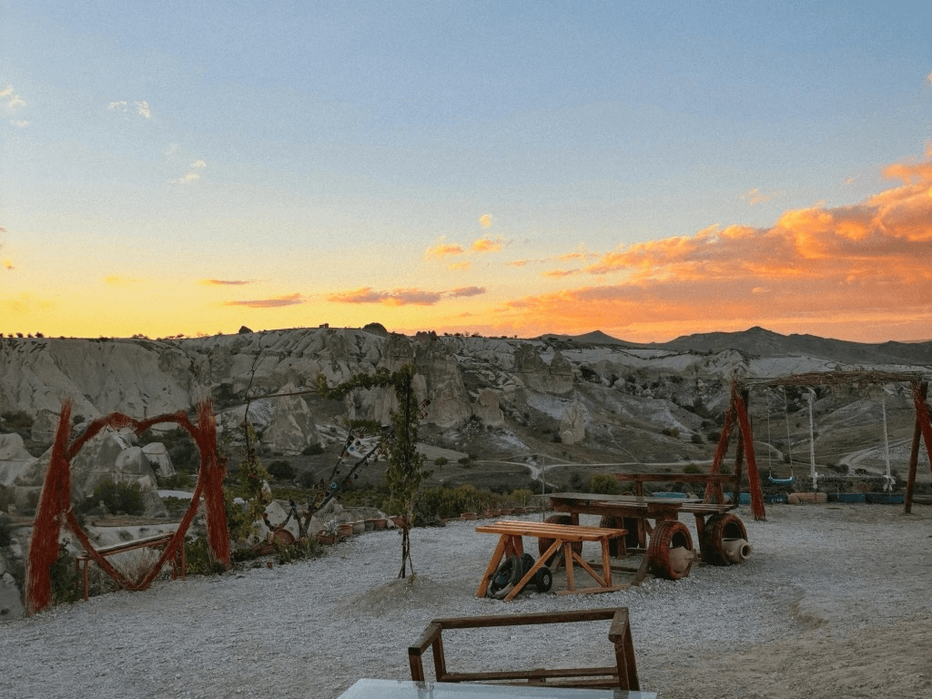 sunset at love valley lookout 