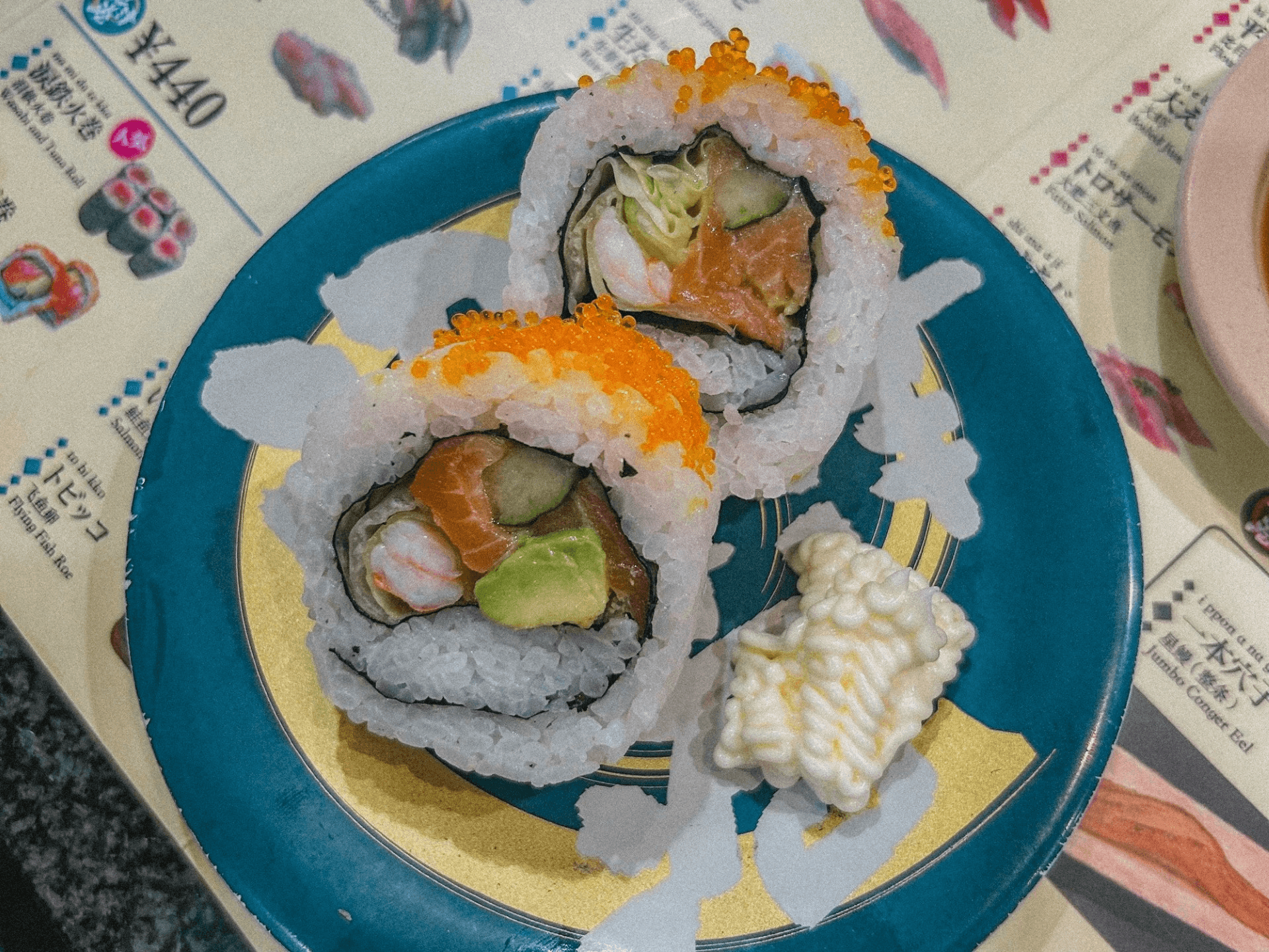 colorful sushi on a plate