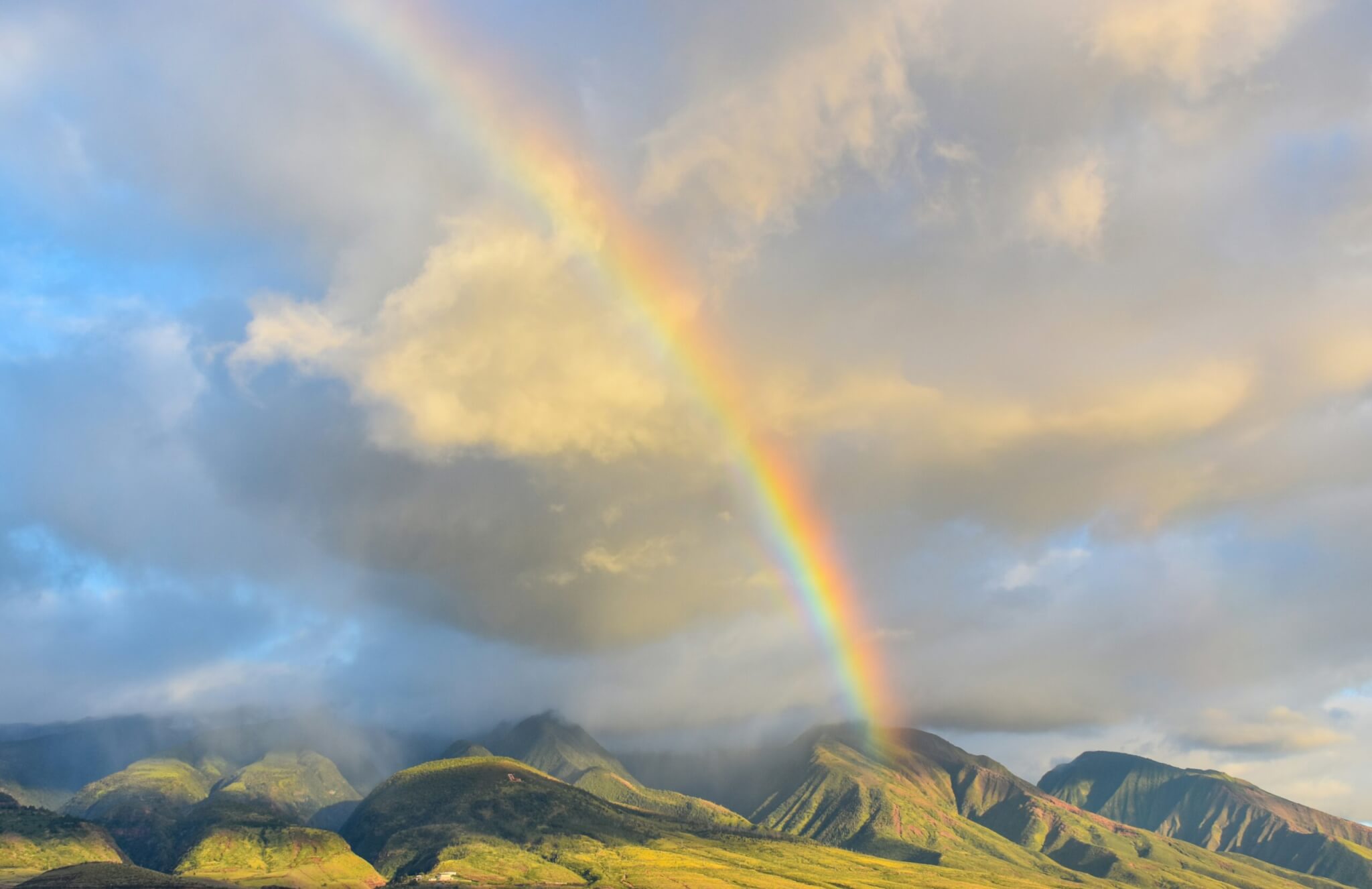 rainbow in maui