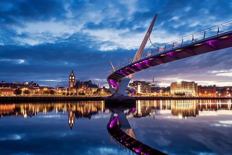 peace bridge, derry-londonderry