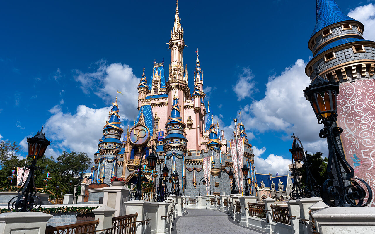 Cinderella Castle in Disney World, Orlando, FL