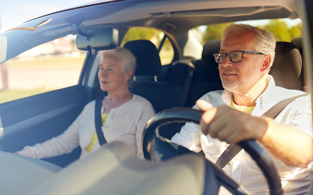 Couple in a car