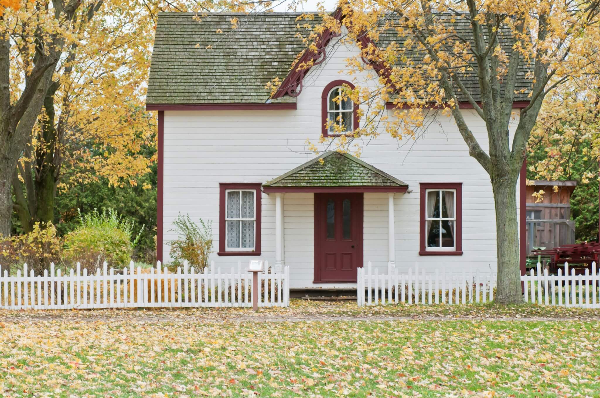 front of a house