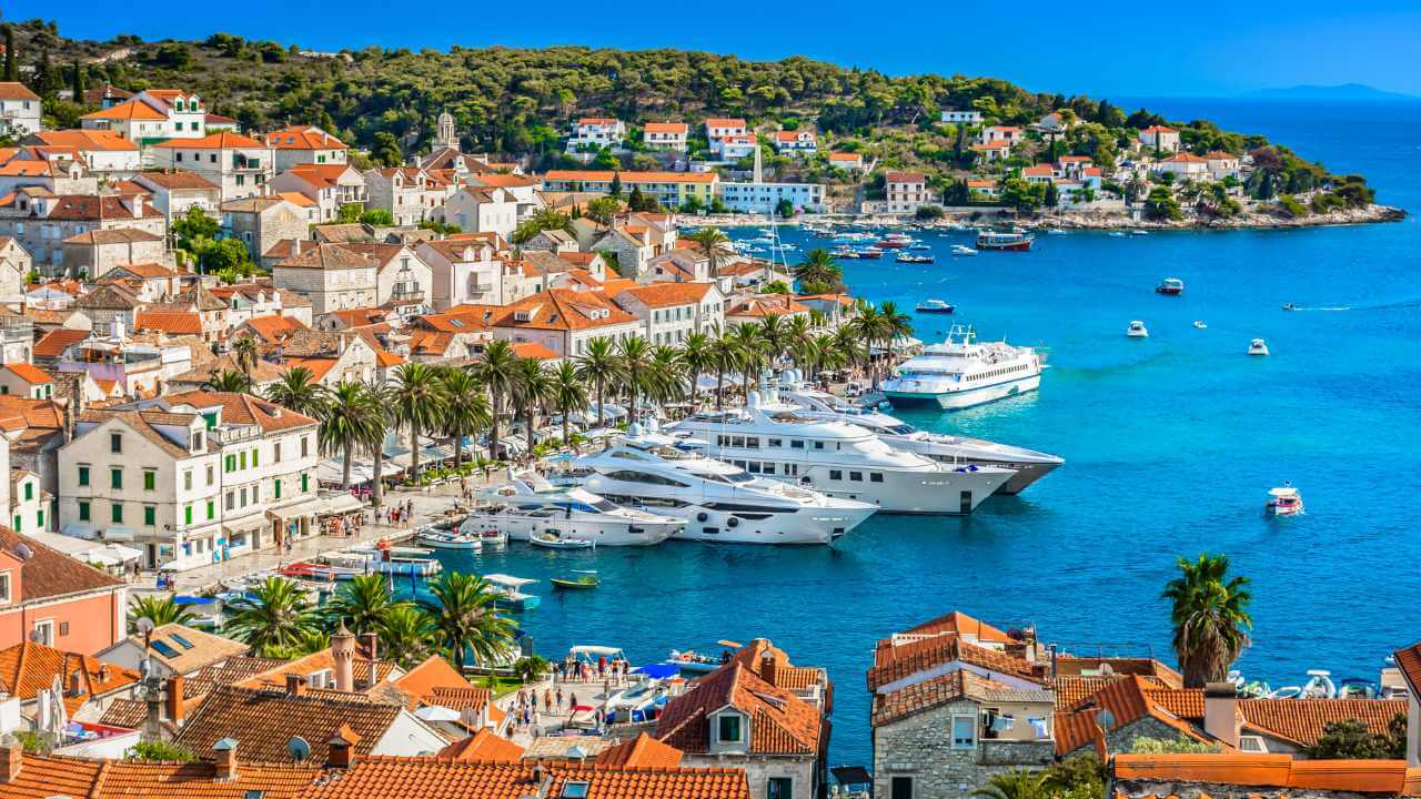 the city of hvar in croatia