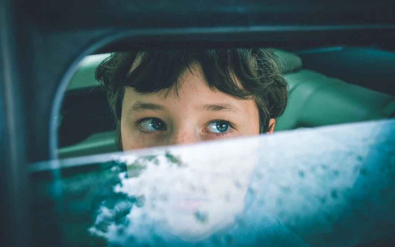 Child in a car