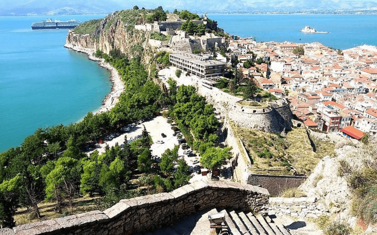 aerial view of athens