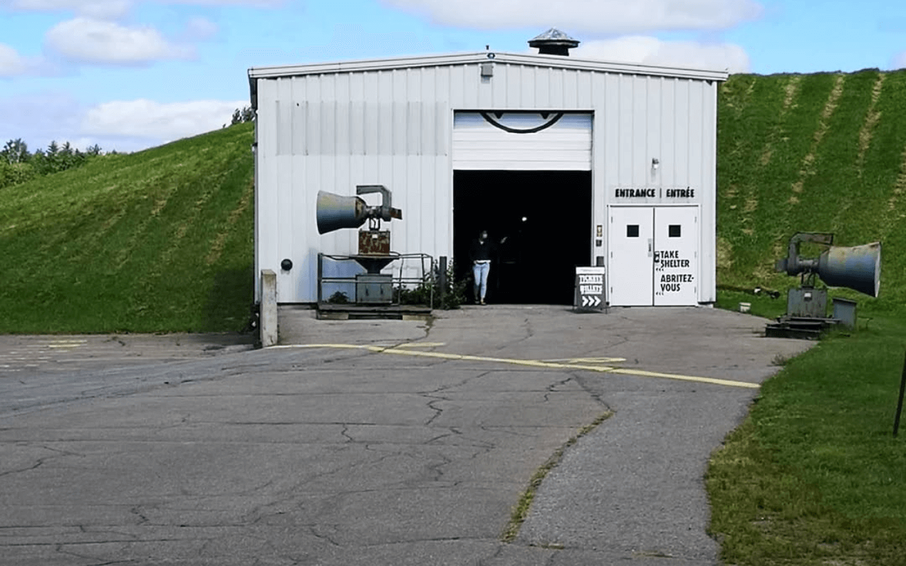 outside view of the diefenbunker in canada
