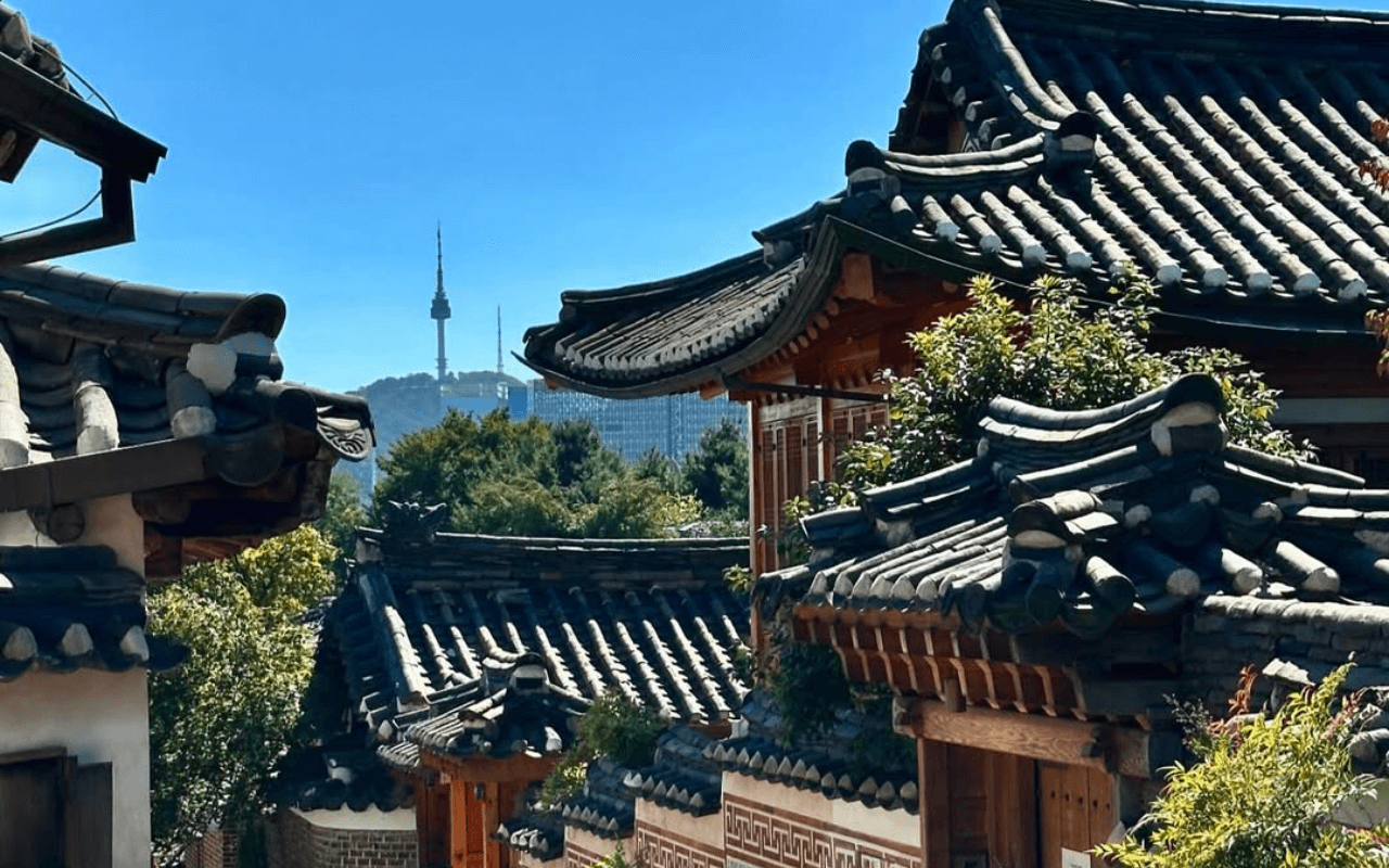 view of village in korea