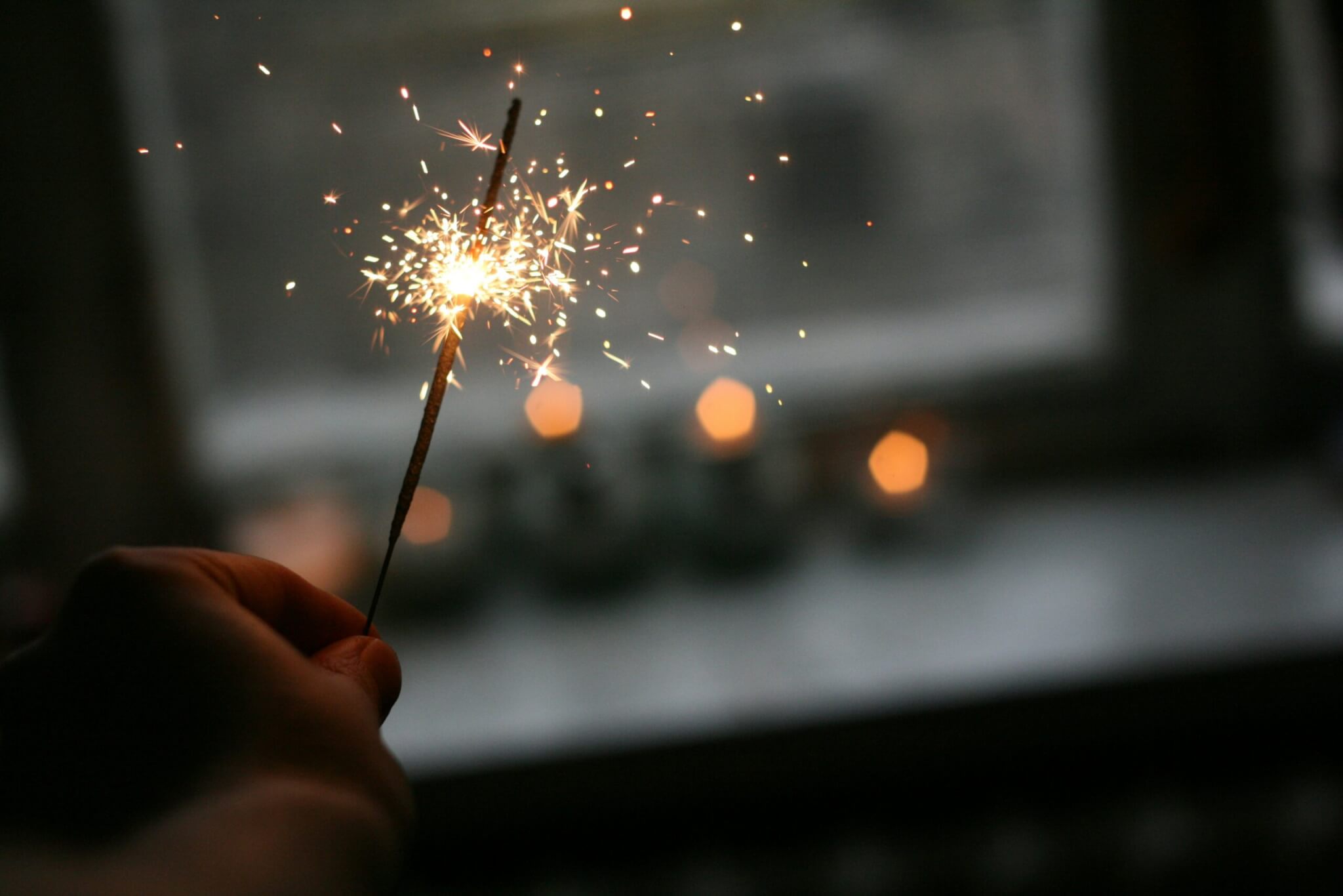 new year's eve sparkler