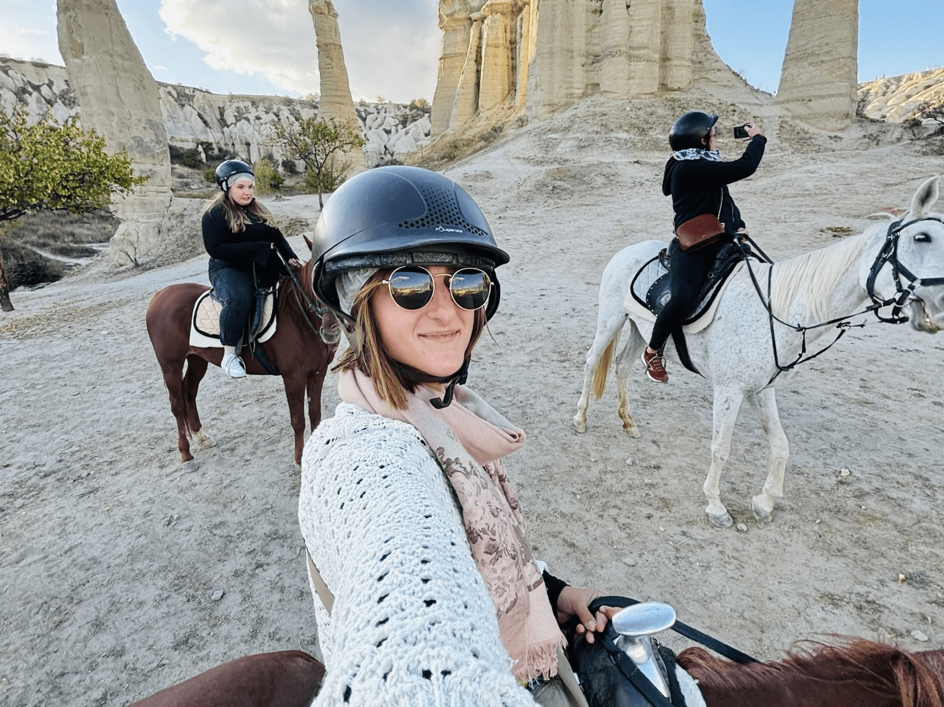 girl riding a horse