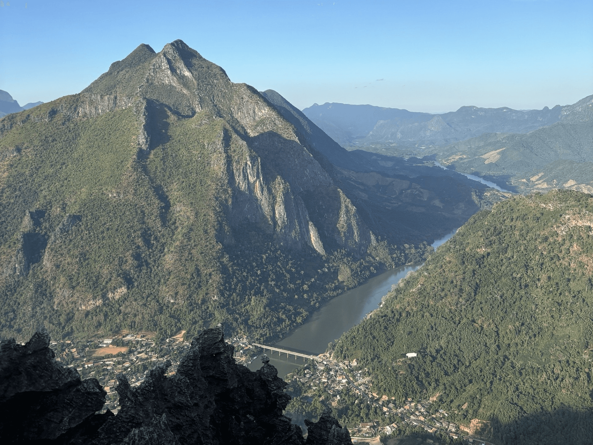 aerial view of mountains