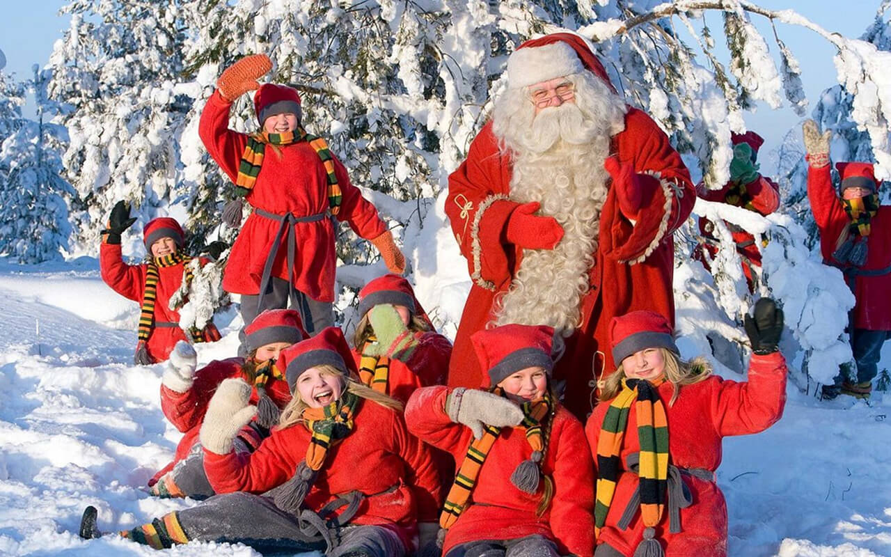Santa Claus in Lapland, Finland