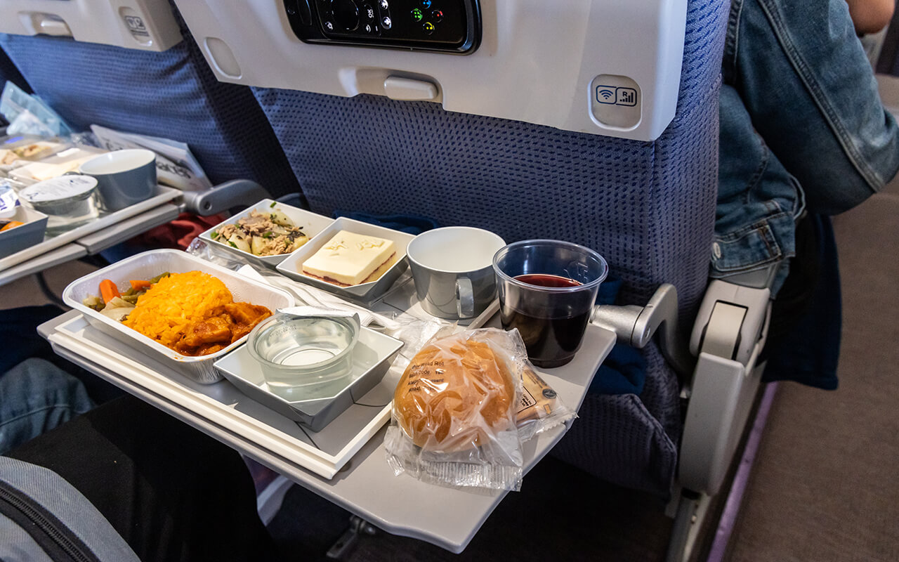 In flight meal
