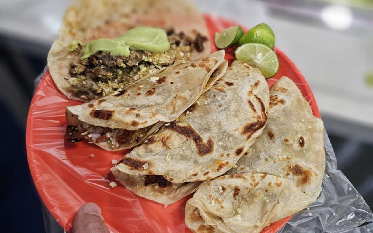 Food at Tacos La Carreta