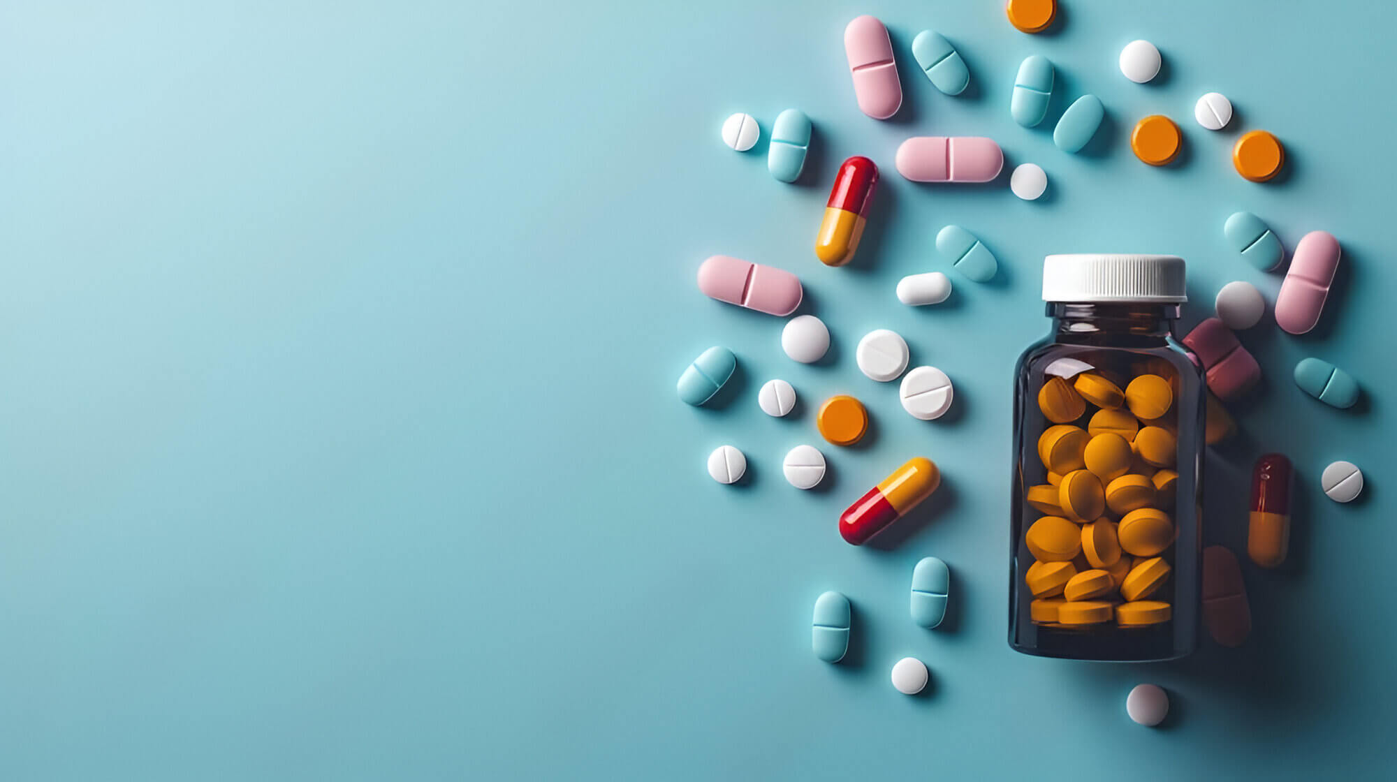 medications in a pill bottle