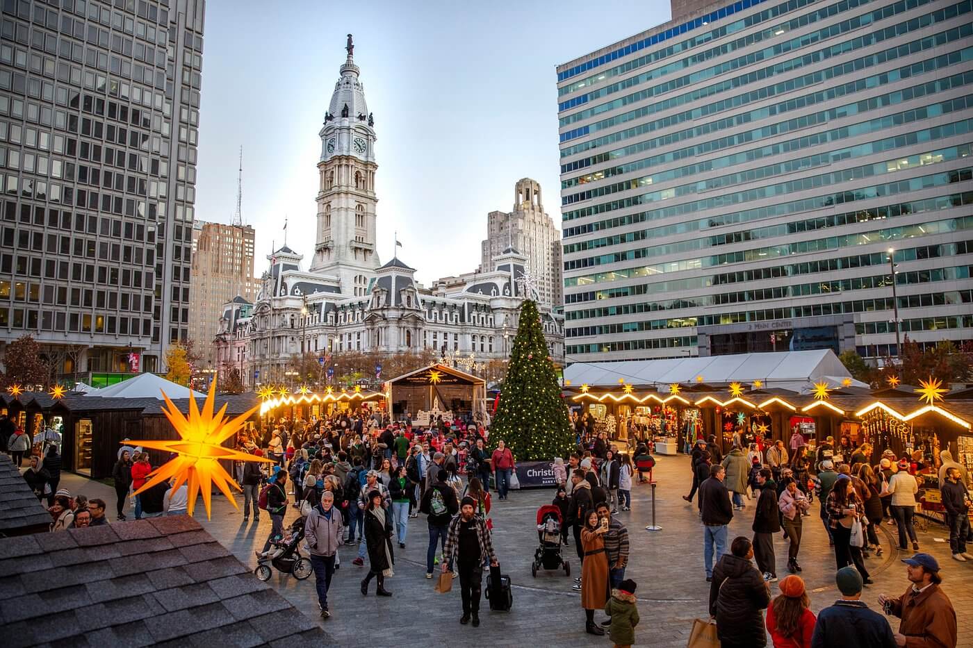 christmas village, philadelphia, pa