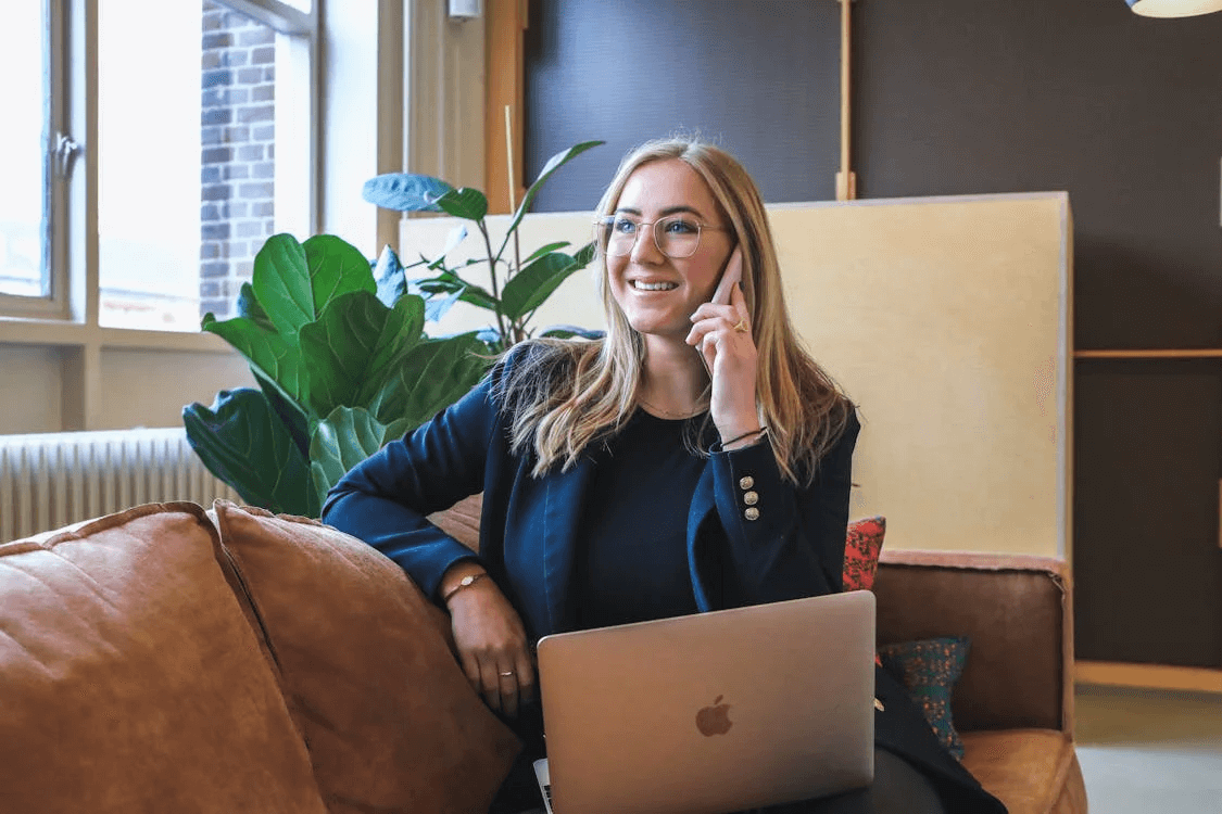 Professional woman on her laptop