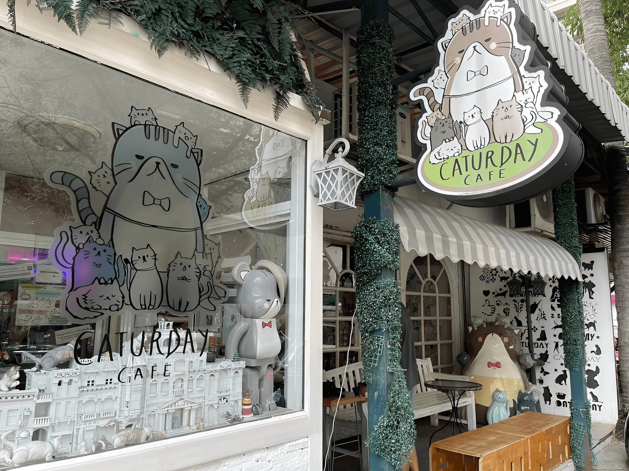 exterior of caturday cafe