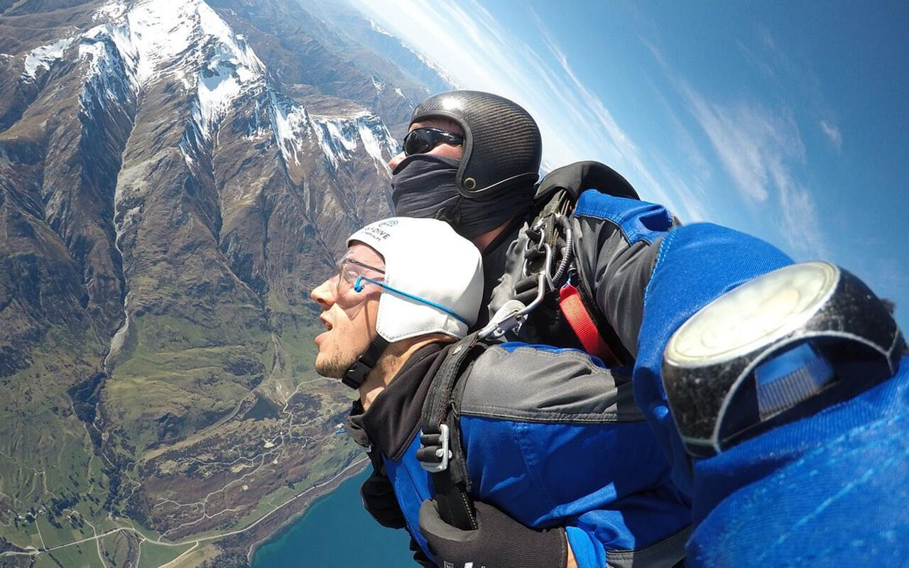 Skydiving in New Zealand