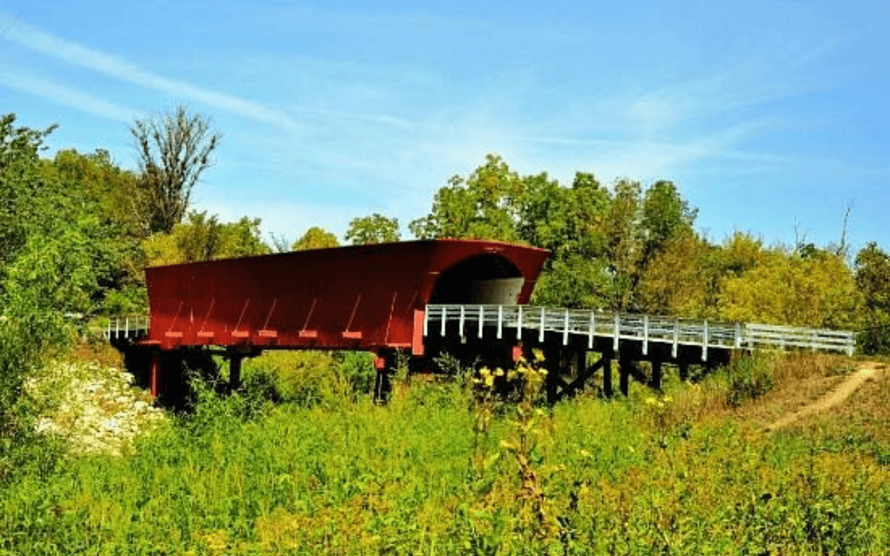 Iowa: Roseman Covered Bridge