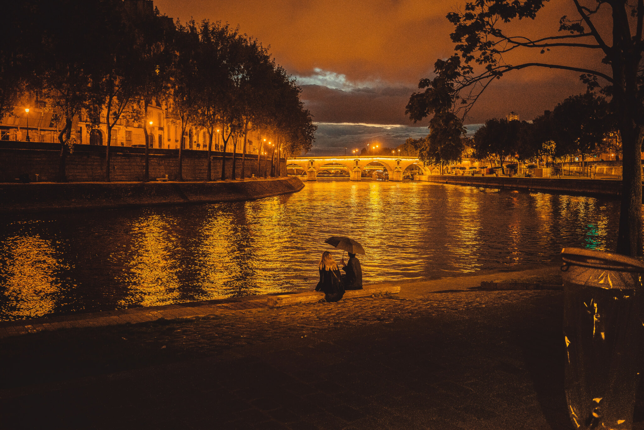 a couple in paris