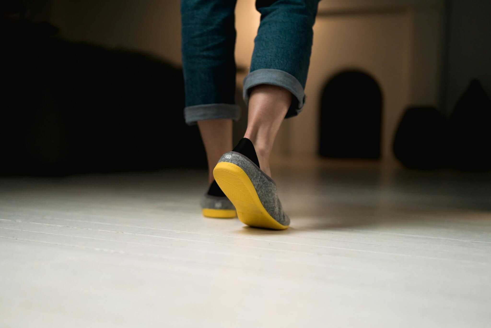 person walking away