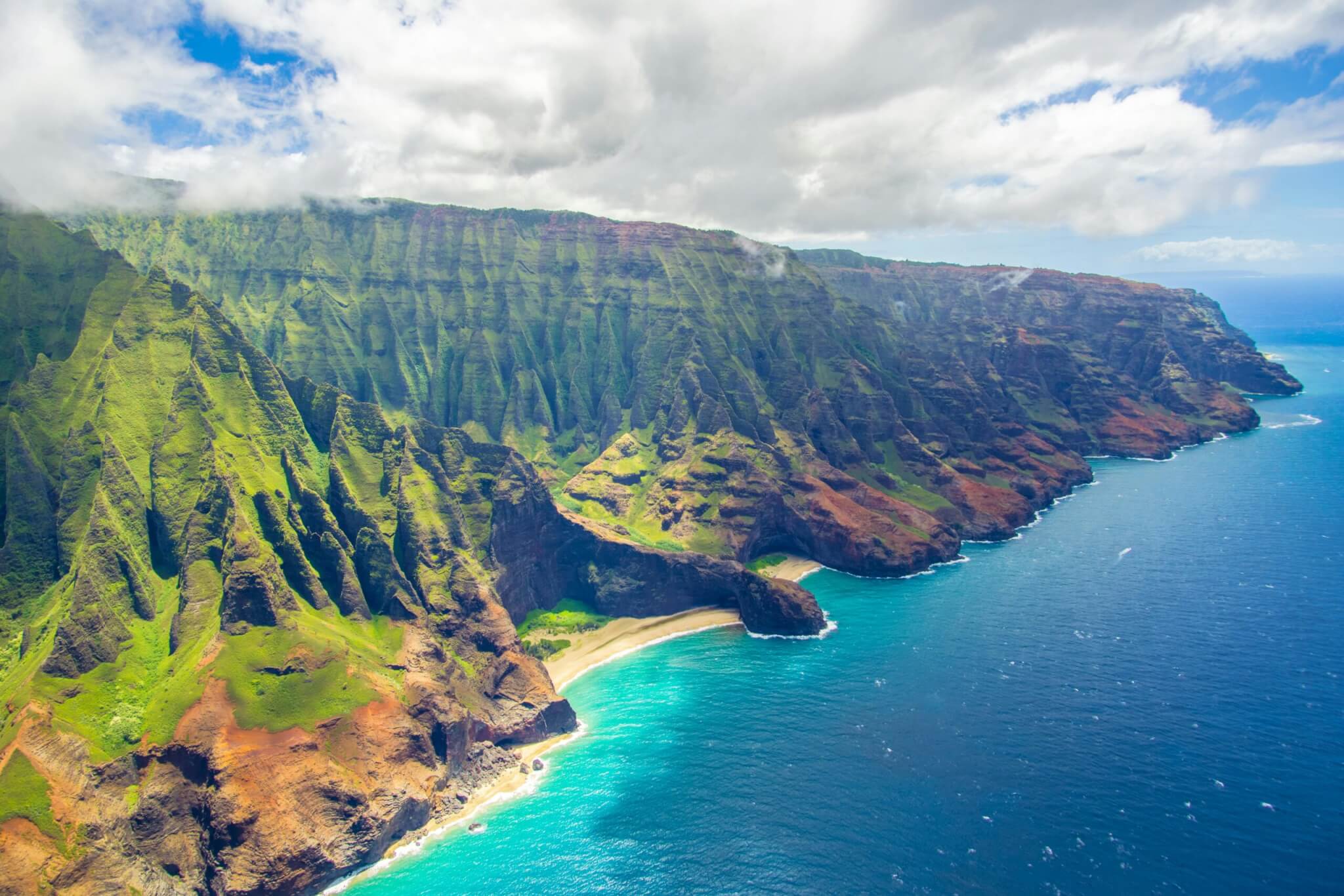 Hawaiian coastline