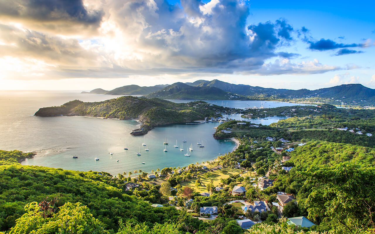 Sunset at English Harbor, Antigua Barbuda, Caribbean