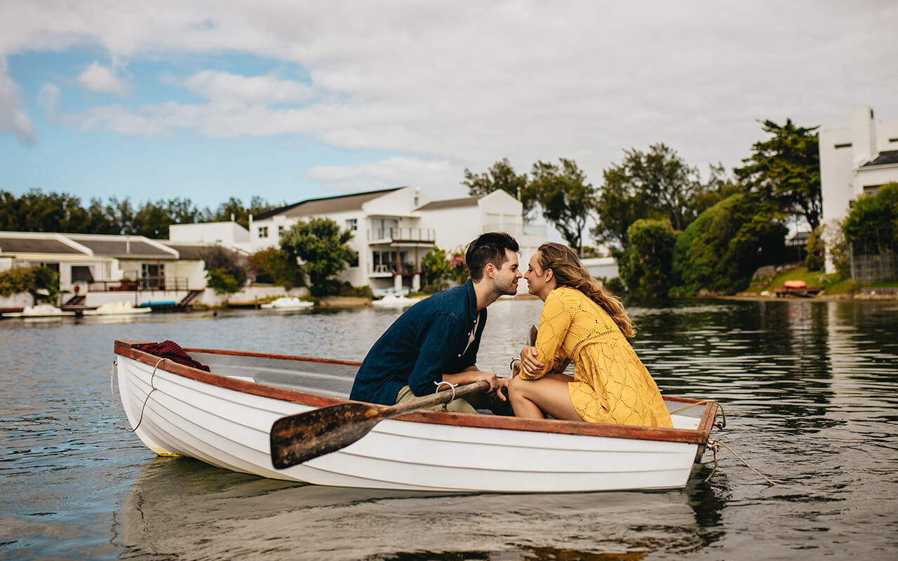 Romantic boat ride