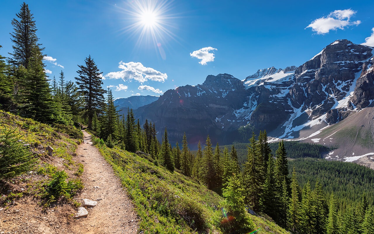 Beautiful hiking trail