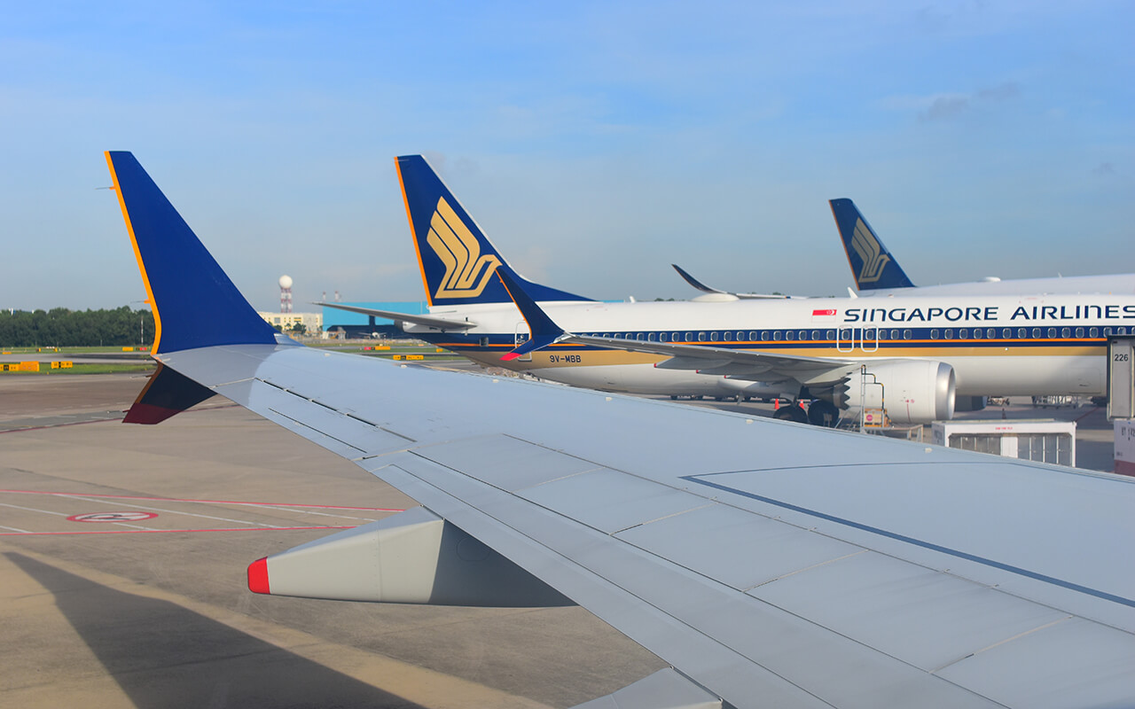 Singapore Airlines planes