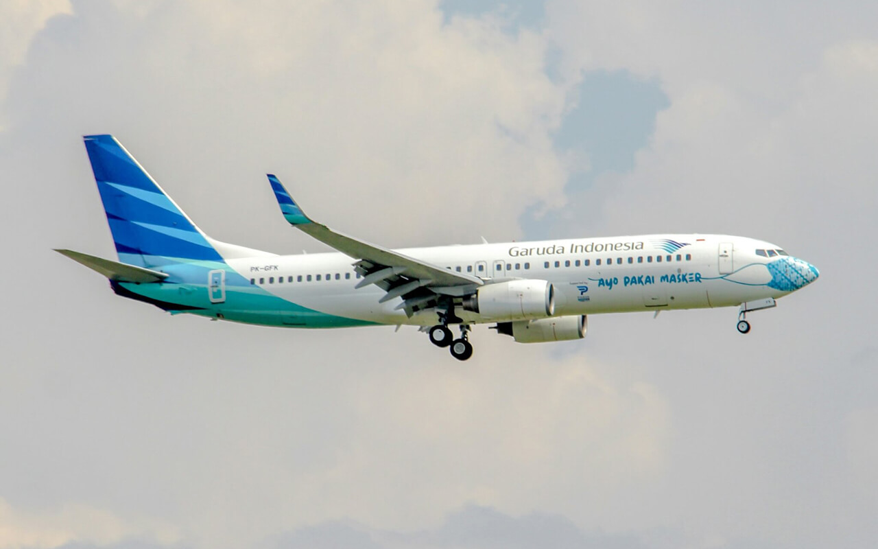 Garuda Indonesia plane