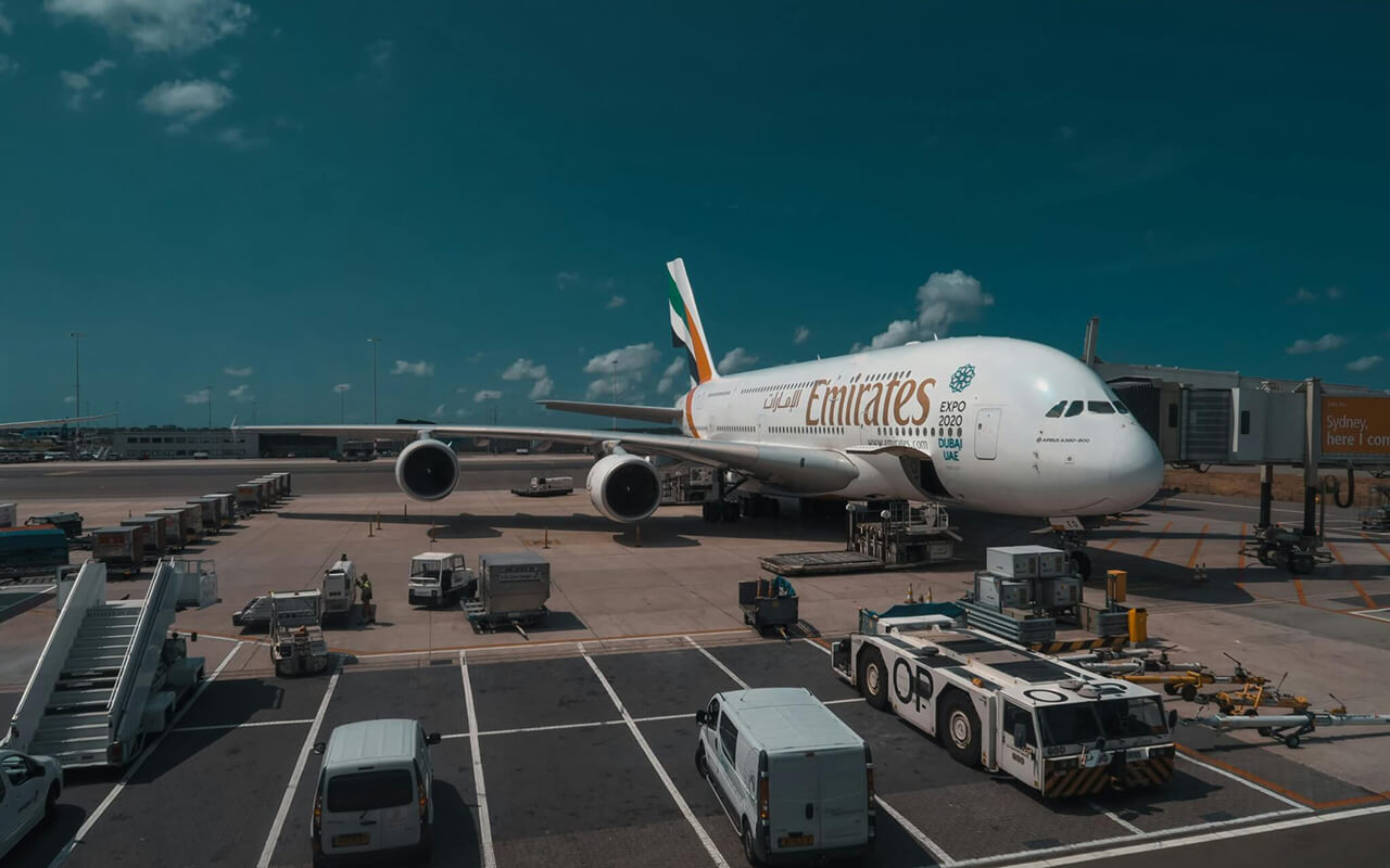 Emirates plane