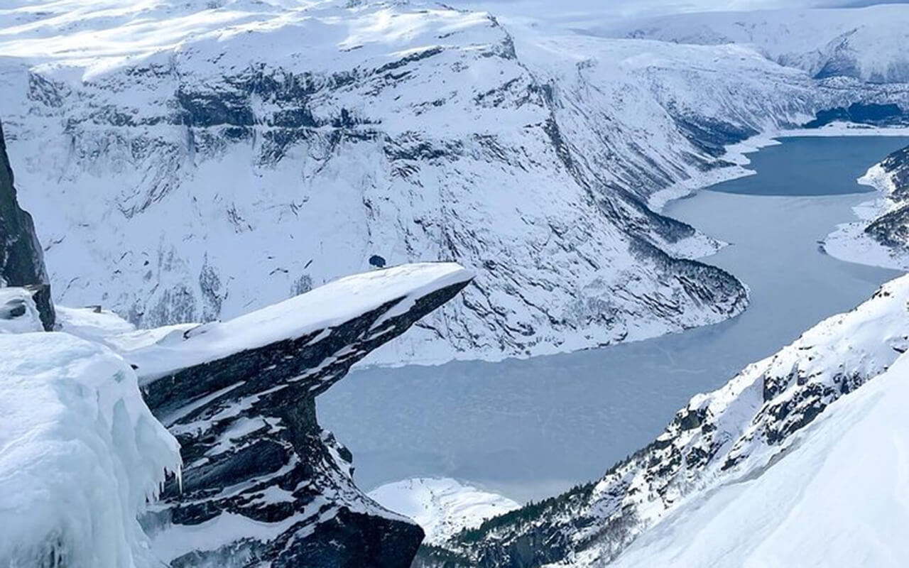 Trolltunga Winter Trek, Norway