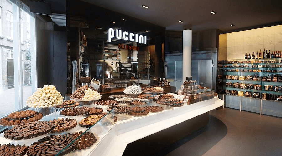 Table of chocolates