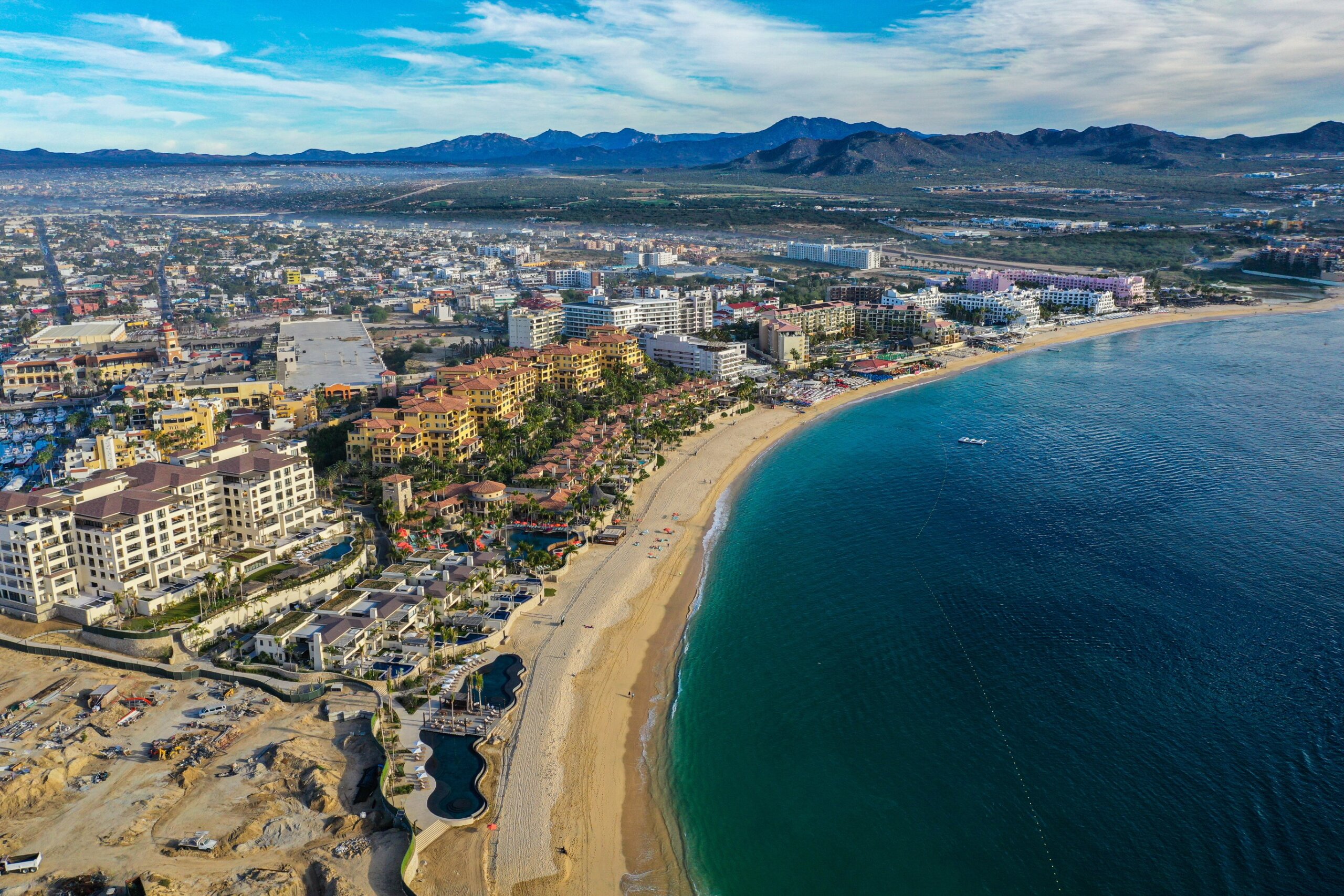 A 4k high definition aerial of Cabo San Lucas