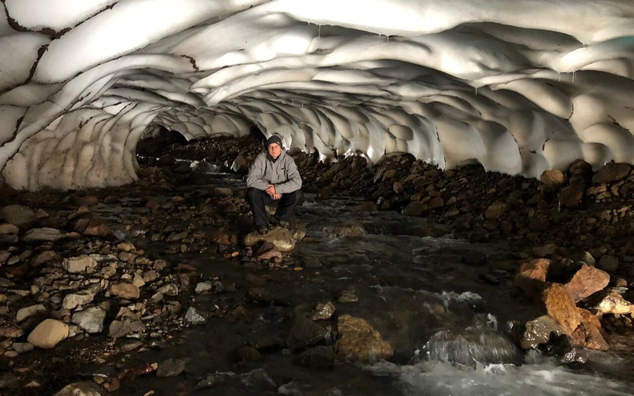 Mutnovsky Ice Cave, Russia