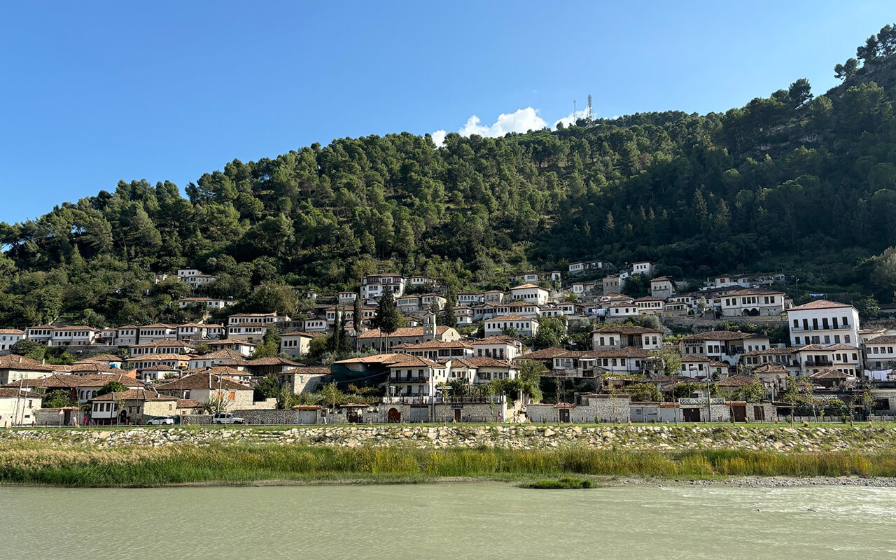 Seaside city in Albania