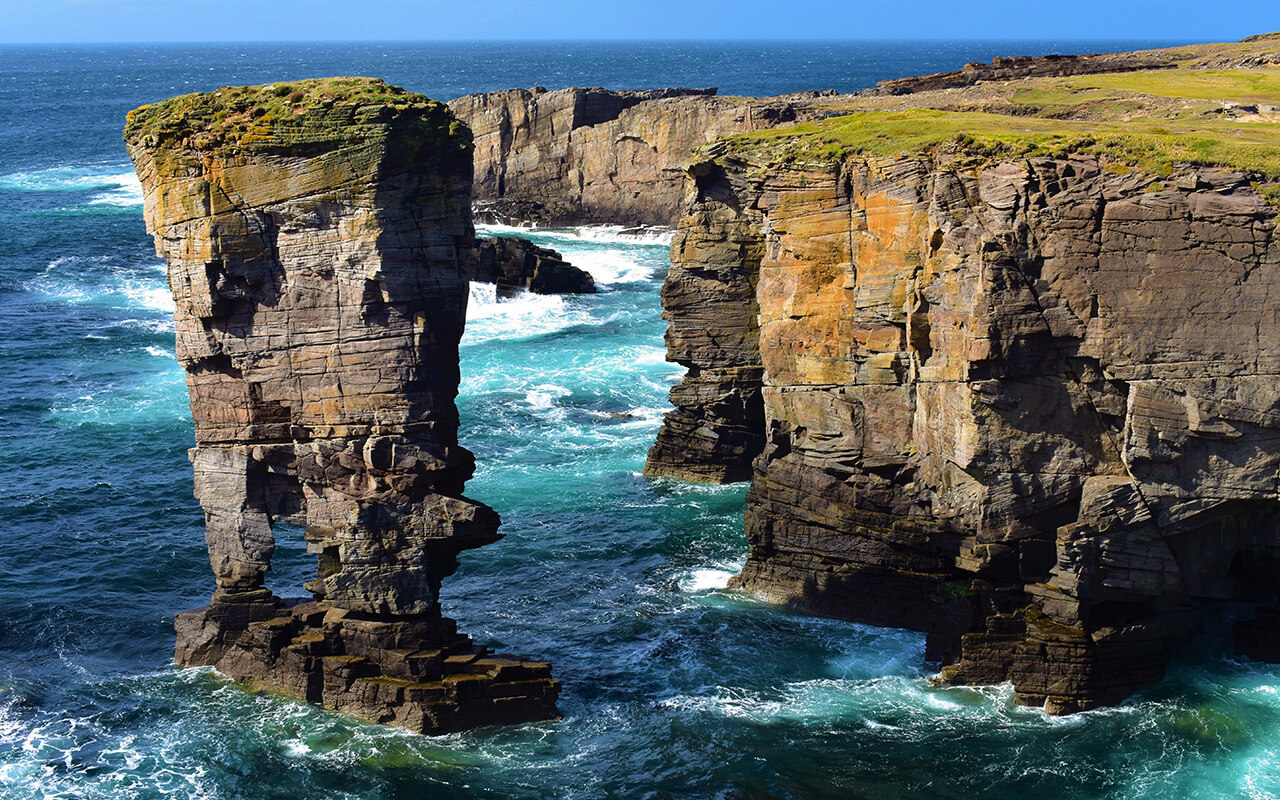 Yesnaby castle. Orkney